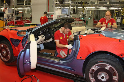 Langkah-Langkah Proses Pembuatan Mobil Ferrari