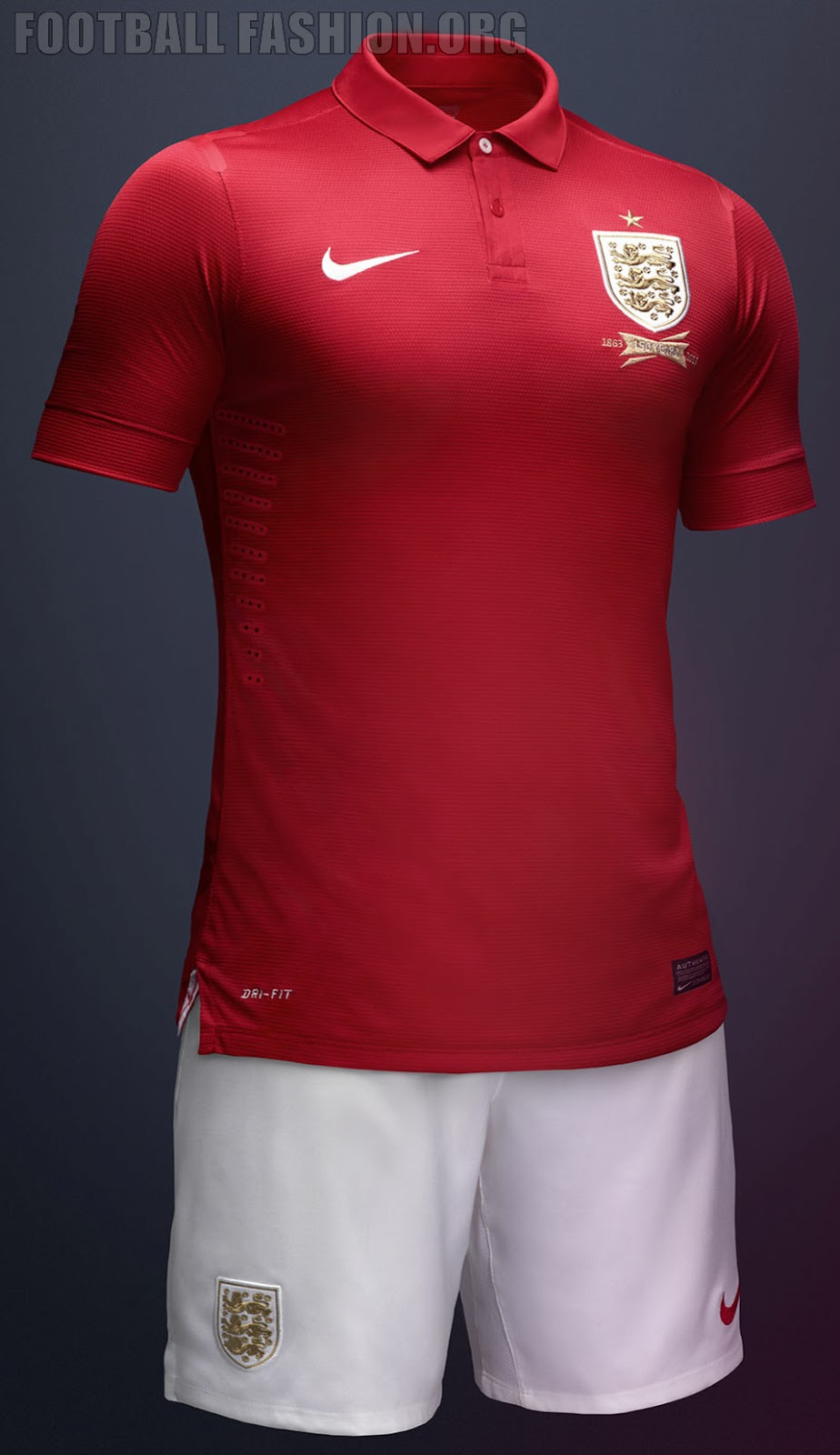 ENGLAND 2013-2014 150th ANNIVERSARY AWAY KIT Made In INDONESIA