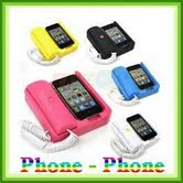 Dijual headset Unik anti radiasi phone x phone bentuk telpon docking (dudukan)