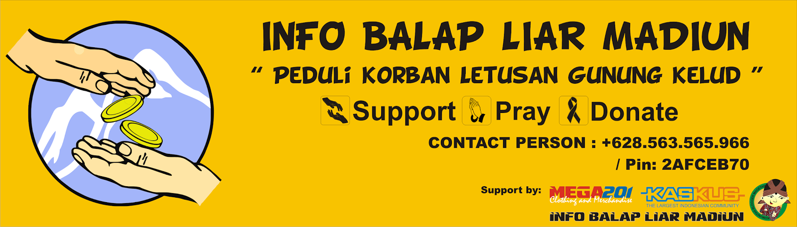 &#91;Help&#93; Bantuan Kemanusiaan Peduli Korban Letusan Gunung Kelud