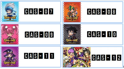 Stiker label nama anak