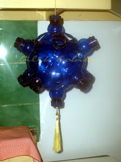 Buat lampion dari botol bekas untuk takbiran keliling..