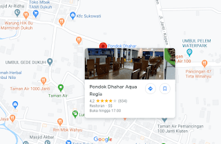 Pondok Dhahar Aqua Regia Klaten