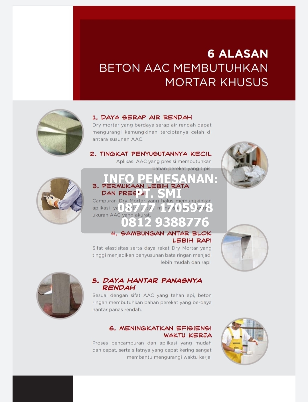 Semen Instant/ Mortar Kualitas Tinggi murah harga distributor