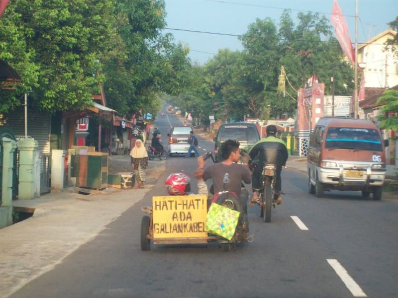 Mengapa orang yang bermotor vespa jarang ditilang