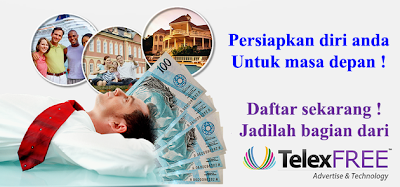 [[TELEXFREE]] Dapatkan Income $20 - $100 / Minggu, Hanya Dengan Pasang Iklan! LEGAL!!