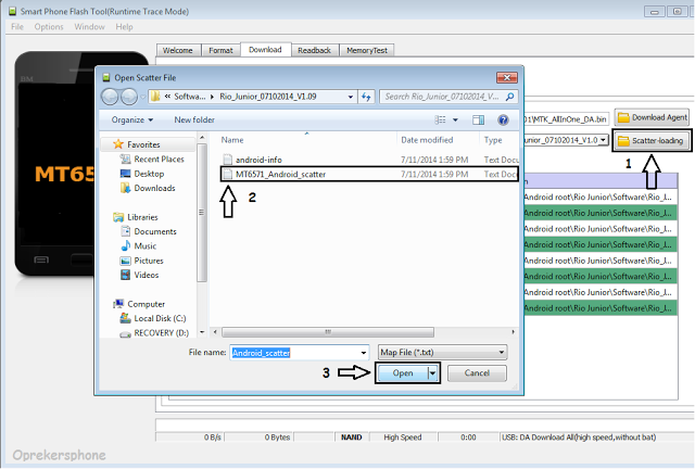 cara flashing lenovo A369i Update 100% Sukses