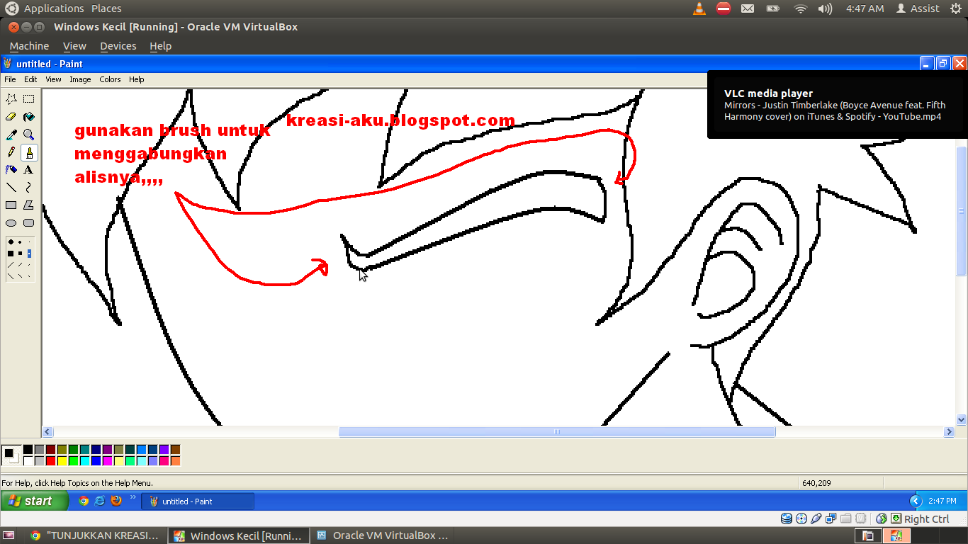 Ane Ajarin nih &quot;Membuat Karacter Sendiri &amp; Kata Mutiara&quot; by ms.Paint 