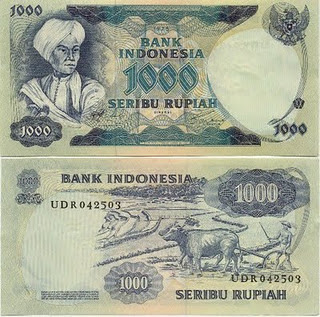 Inilah Wujud Uang Kertas Rp.1000 Tahun 1952-sekarang