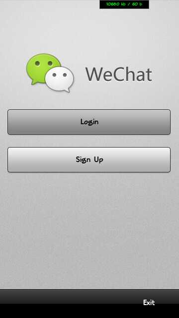 WeChat App Chating 'Persis' BBM