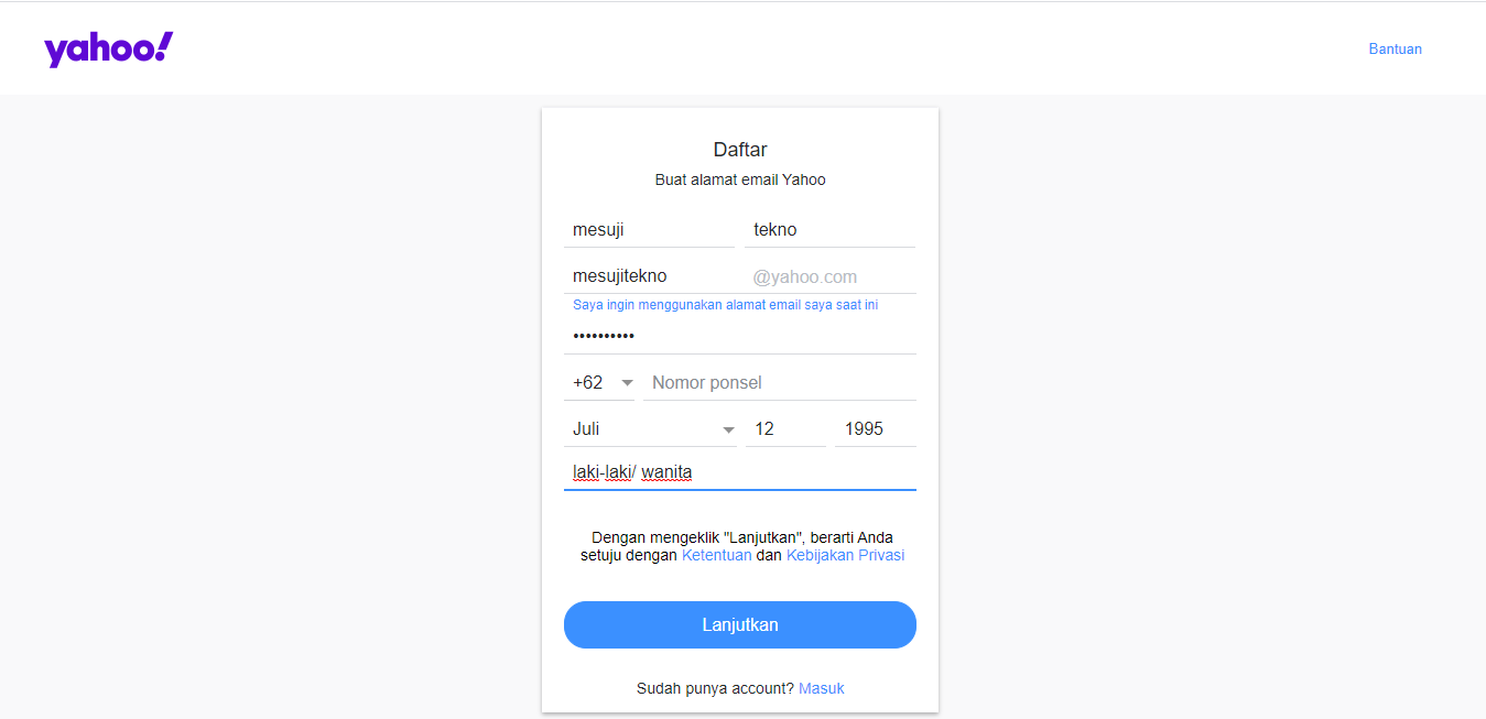 Cara Daftar Email Yahoo dengan Mudah dan Cepat