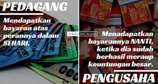 ANDA PEDAGANG ATAU PENGUSAHA? PERHATIKAN 10 PERBEDAAN INI