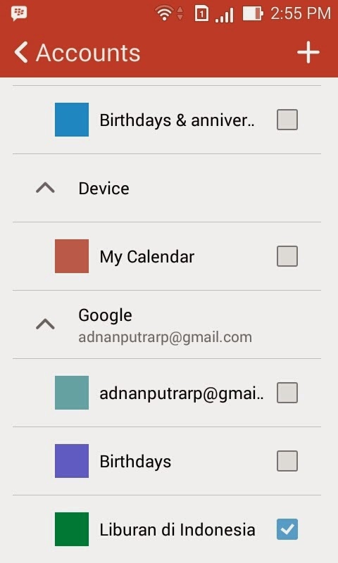 Menambahkan Hari Libur pada Kalender Android