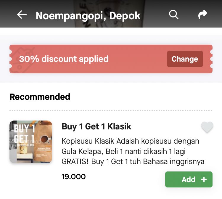 7 Menu makanan di aplikasi ojek online ini bikin nyengir