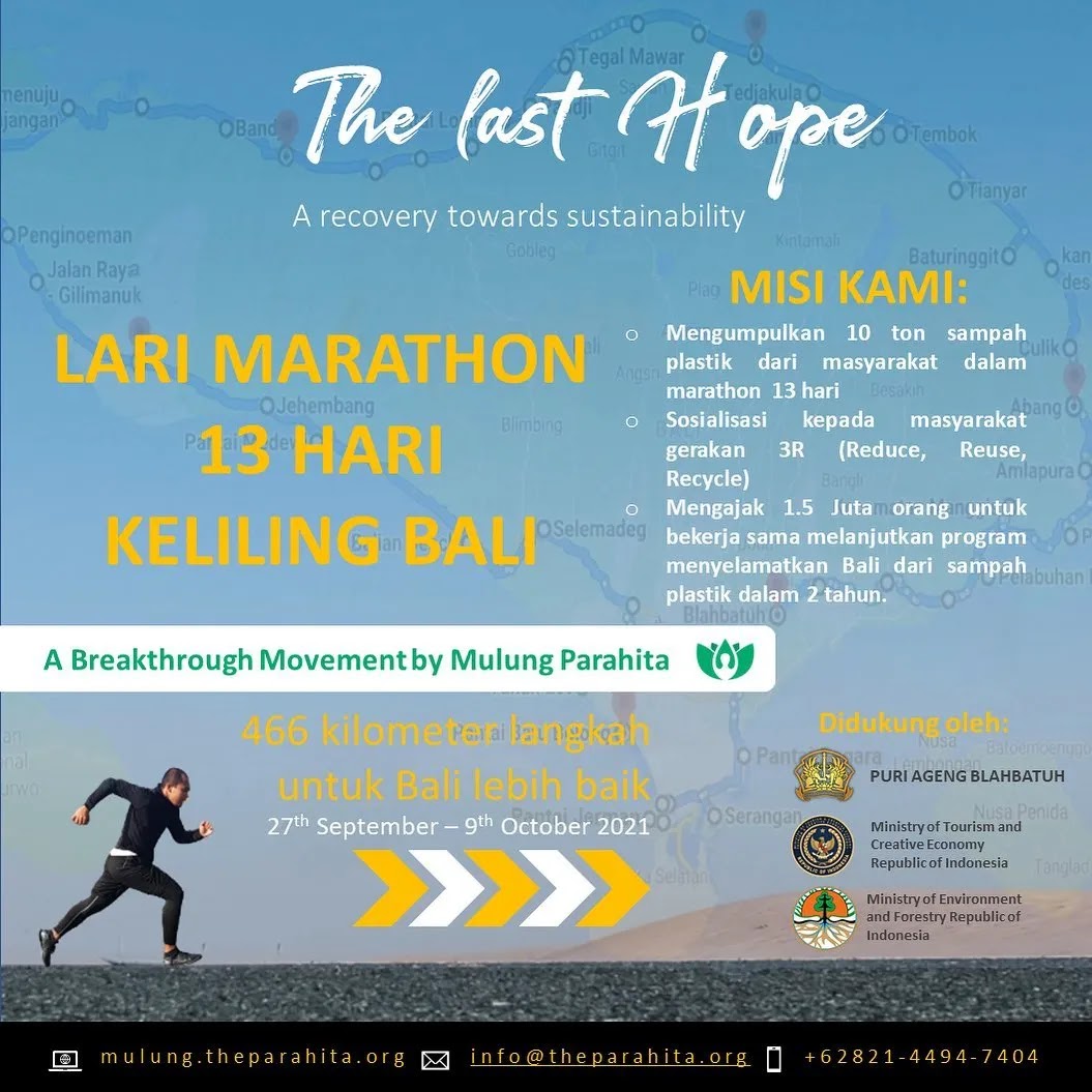 THE LAST HOPE | Marathon Keliling Bali agar Bali Bebas Sampah Plastik