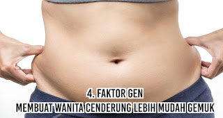 Mau Tau Sebab Wanita Lebih Gampang Gemuk di Banding Pria?