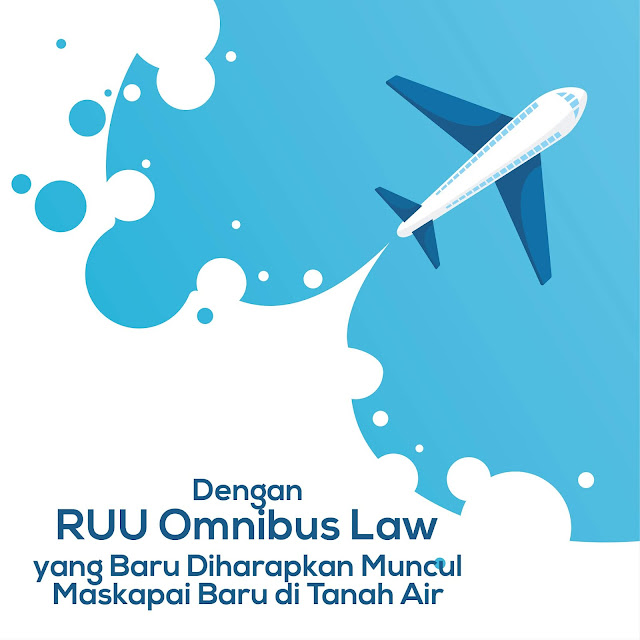 Omnibus Law Pangkas Batas Minimal Kepemilikan Pesawat Maskapai