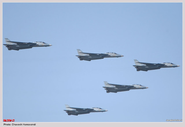**Iran Air Force: Satellites and F-14 Tomcats Jet Fighter**