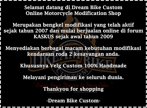 Terjual Velg Motor 100 % Custom Handmade [Scorpio/Binter 