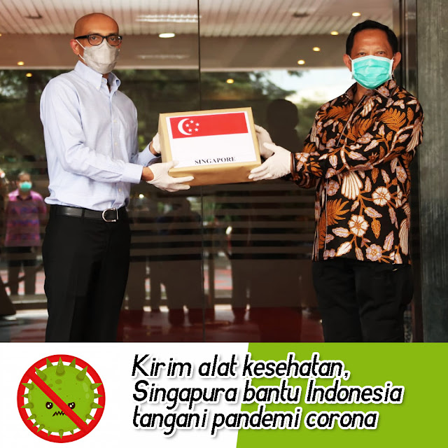 Singapura Berikan Bantuan Alat Test Covid-19