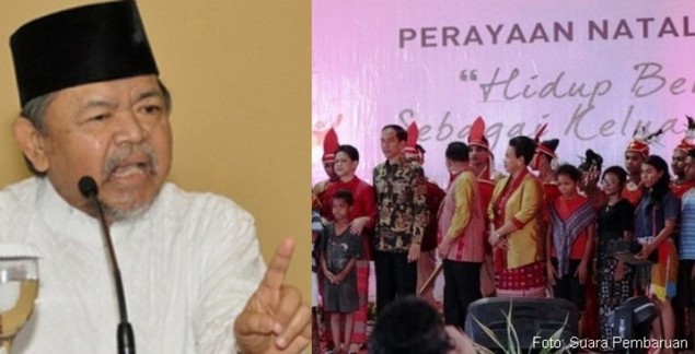 Azan Iringi Lagu Gereja Di Perayaan Natal Jokowi, Imam Istiqlal: Bukan Toleransi!