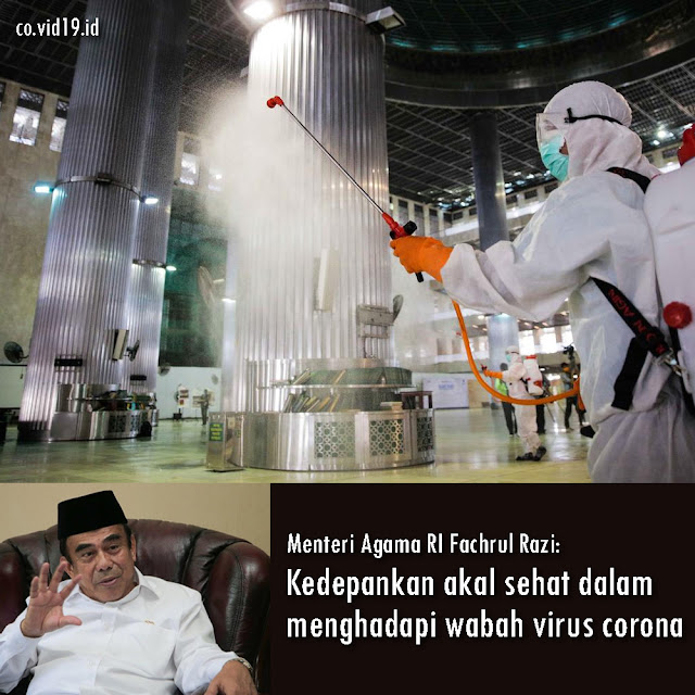 Menag Minta Saat Hadapi Corona Agar Menggunakan Akal Sehat