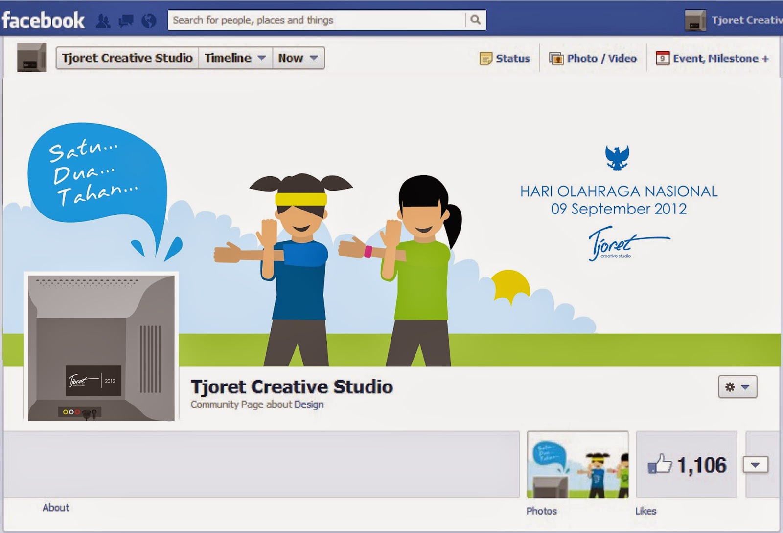 Cover Facebook Tjoret Creative Studio