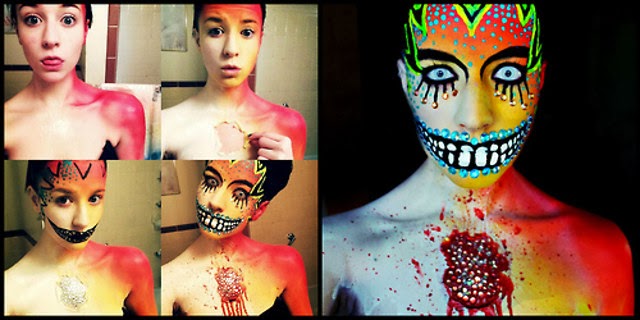 Coba Make up ala Film Horor ini Yuk..