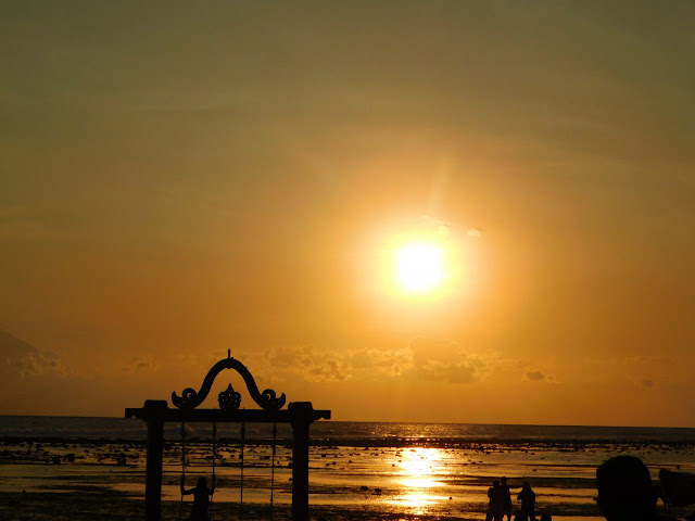 Indahnya Sunset di Gili Trawangan Lombok