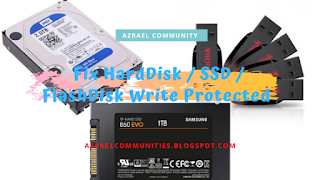 Fix HardDisk / SSD / FlashDisk Write Protected