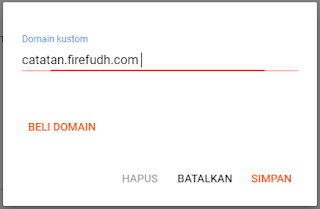 Membuat Subdomain TLD di Blogspot