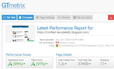Download MiniFast Blogger Template (Google Drive)