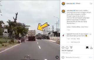 Viral Emak2 Berhentikan Truk yang Keluarkan Percikan Api, Bikin Netizen Salut