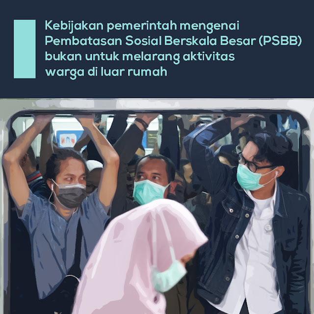 PSBB Bukan Untuk Melarang Aktivitas Diluar Rumah.