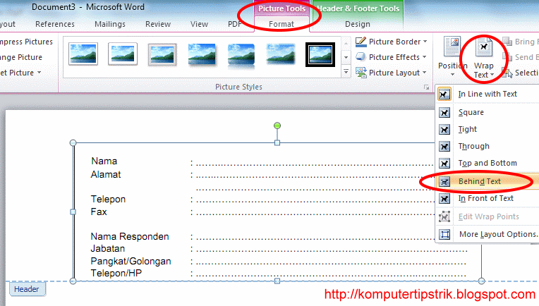 Trik Cara Mengisi Formulir Hard Copy Tanpa Mesin Tik