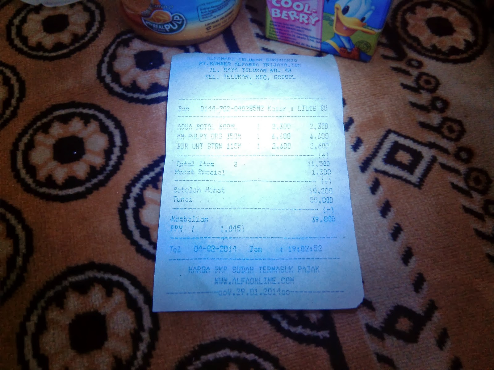 Perbedaan Harga Alafamart VS Indomaret