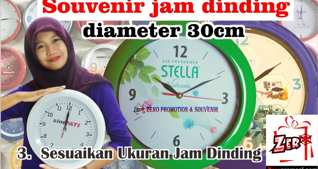  6 Tips Penting Saat Memilih Jam Dinding Untuk Souvenir 