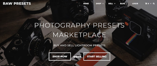 7 WebSite Terbaik untuk Menjual photo Preset Lightroom