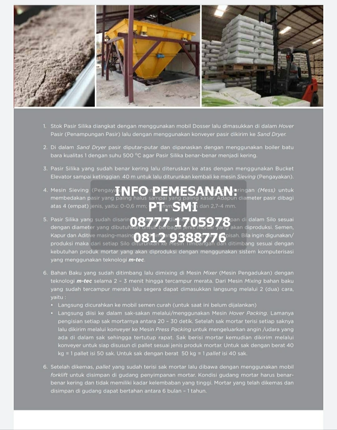 Semen Instant/ Mortar Kualitas Tinggi murah harga distributor
