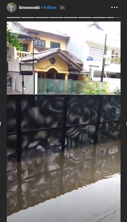 Rumahnya Kebanjiran Lagi, Nycta Gina: Ini Banjir Apa Kerja Bakti? 
