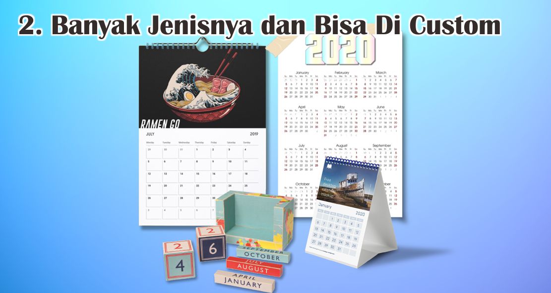 8 Keuntungan Menggunakan Kalender Sebagai Souvenir Promosi Dan Branding 