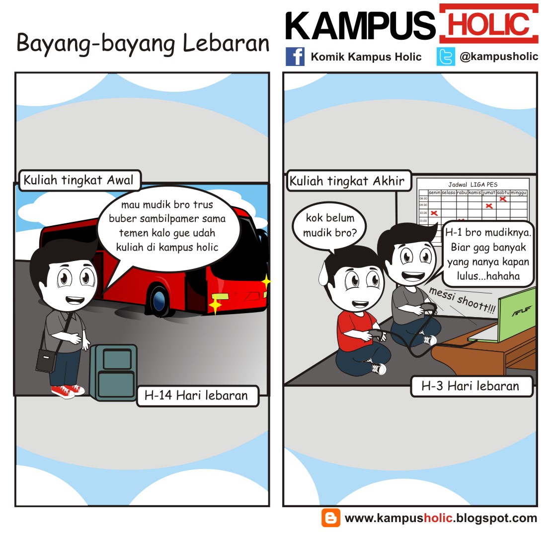 Komik Kehidupan Mahasiswa di Bulan Puasa