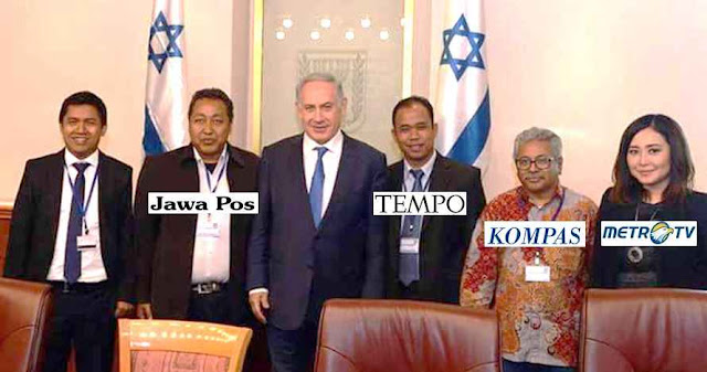 MENYAKITKAN! Wartawan senior Metrotv, Kompas, Tempo, dkk. Tersenyum Bersama PM Israel