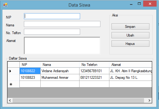 Belajar VB.Net Dan MySQL