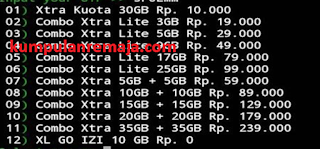 Cara Tembak Paket Internet XL dengan termux di Android | Tutorial Termux