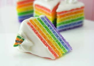 Resep Rainbow Cake dan Cara Membuatnya