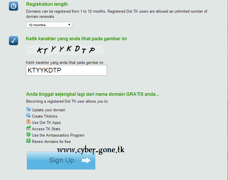 [SHARE] mengubah blogspot menjadi domain ( .TK ) Gratis Gan !!!!