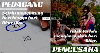 ANDA PEDAGANG ATAU PENGUSAHA? PERHATIKAN 10 PERBEDAAN INI