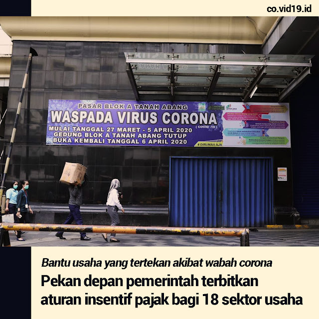 Pekan Depan Pemerintah Terbitkan Aturan Insentif Pajak 18 Sektor Usaha