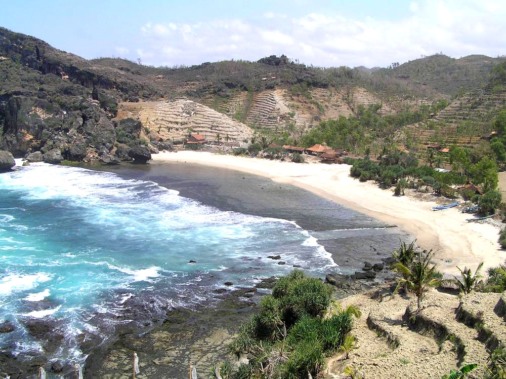 pantai di Wonosari &amp; makanan khasnya,JOGJAKARTA